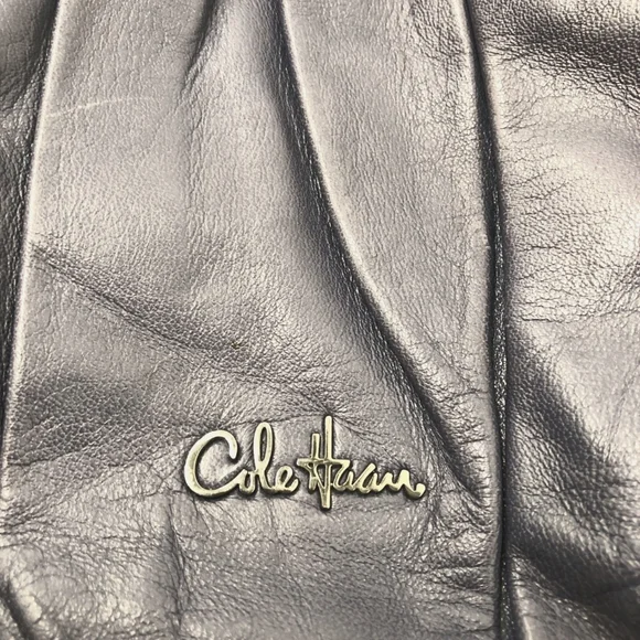 Cole Haan Amalfe Pleaded Leather Hobo Bag - Picture 2 of 3